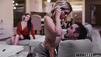 Angela White'S Hot Kisses And 3some With Couple In Sci-Fi Porn